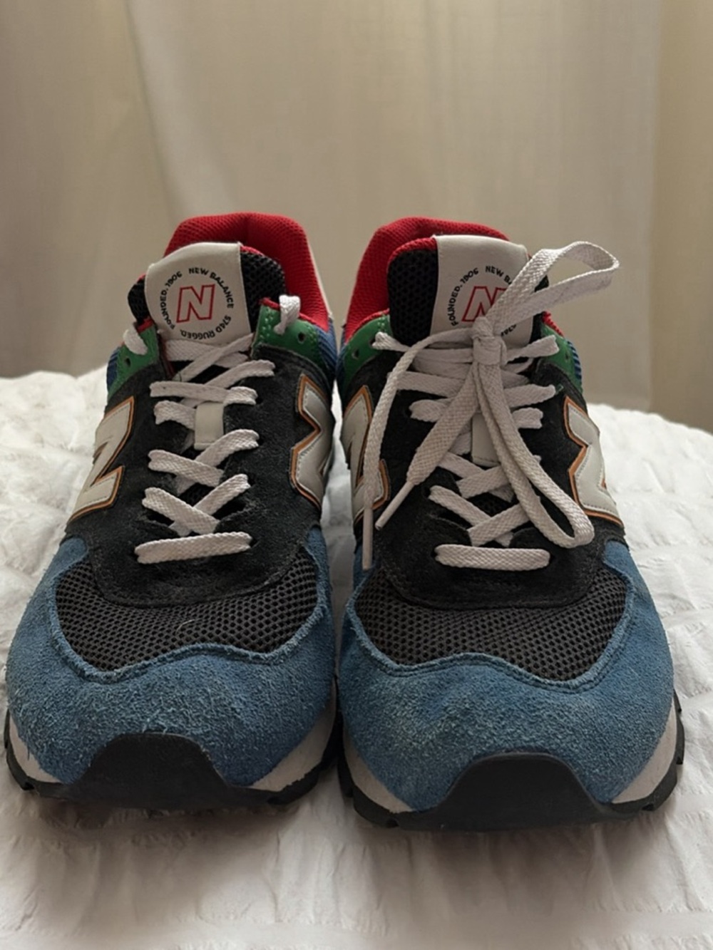 New Balance Multicolor Sneakers -  Men’s 10. Black/Blue/Red/Green/White